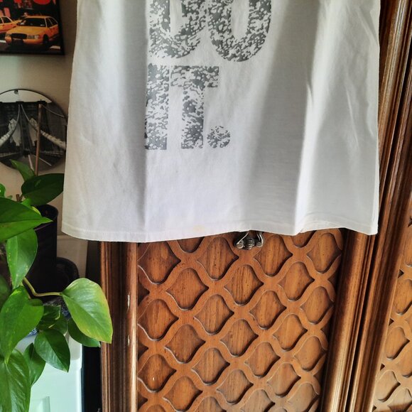 Nike 'JUST DO IT' Limited Edition Logo Short Sleeve Cotton Tee - White, Size S - Picture 5 of 15